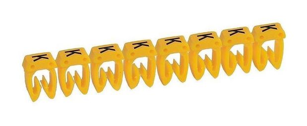 Маркер CAB 3 - для кабеля 1,5-2,5 мм² - заглавная буква K