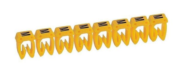 Маркер CAB 3 - для кабеля 4-6 мм² - заглавная буква M