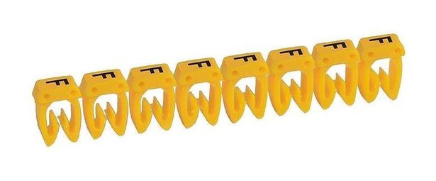 Маркер CAB 3 - для кабеля 4-6 мм² - заглавная буква F